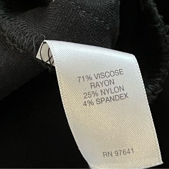 J. JILL Ponte Knit Stretch Black Shift Dress Size X1 - Picture 7 of 7